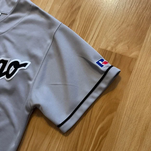 Chicago White Sox Vintage Blank MLB Jersey- Russell- size Medium (fits Large)